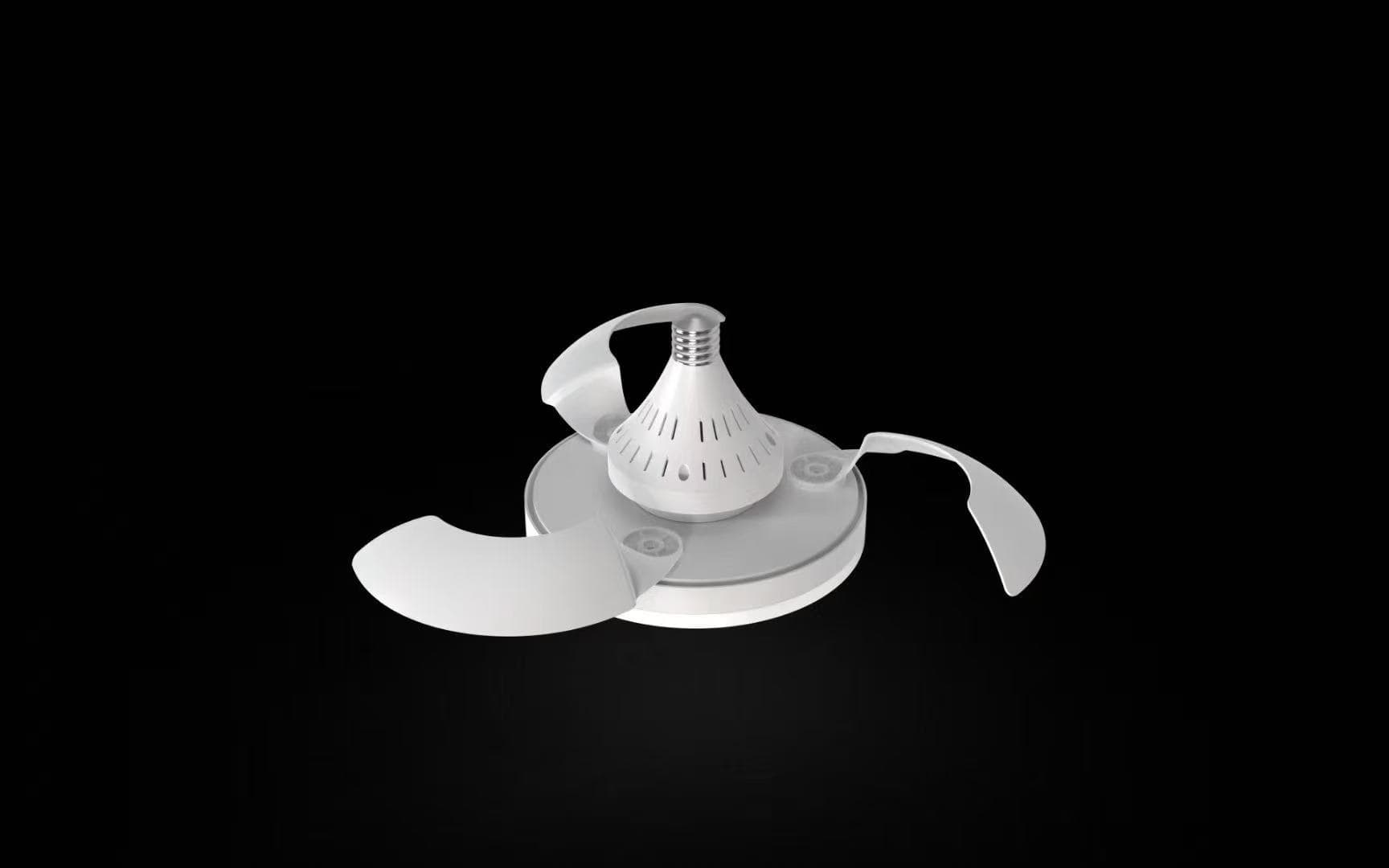 UFO ပန်ကာအလင်း, Dimmable Light Socket မျက်နှာကျက်ပန်ကာ, 3000k-6500k